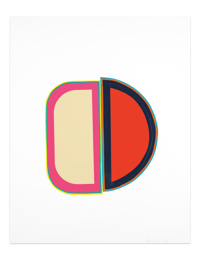 Untitled, 2016,&nbsp;Vinyl and paper collage on smooth acid free Bristol paper,&nbsp;24 x 19 inches,&nbsp;61 x 48.3 cm,&nbsp;MMG#30365