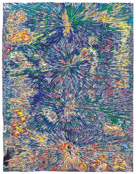 Untitled #4, 2015, Acrylic on wood panel, 18 x 14 inches, 45.7 x 35.6 cm, A/Y#22323