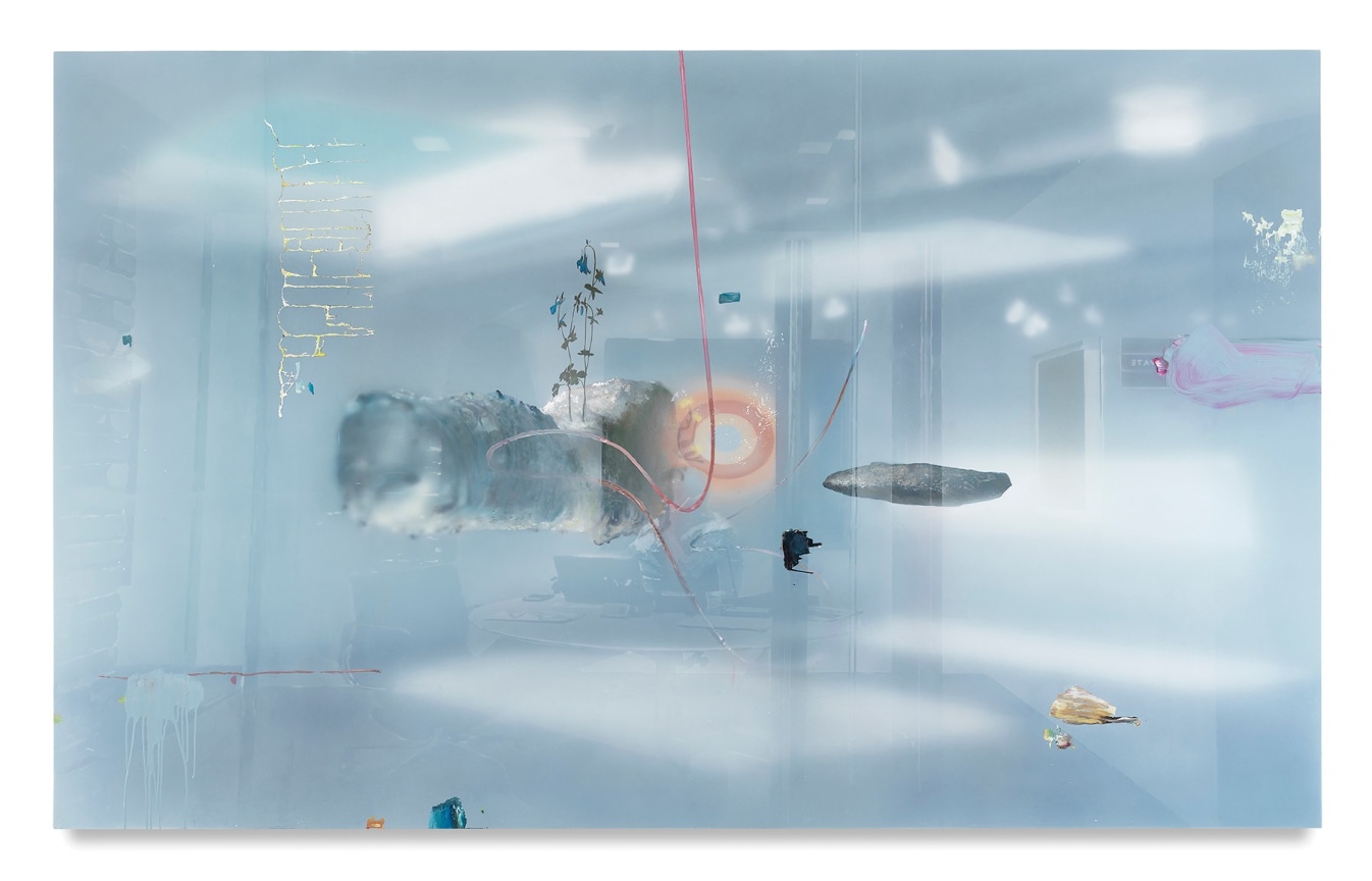 Glass Altar, 2018,&nbsp;Acrylic on canvas over panel,&nbsp;58 x 95 inches,&nbsp;147.3 x 241.3 cm,&nbsp;MMG#30127