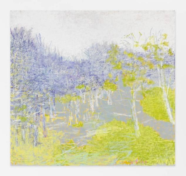 Orchard Under a Gray Sky, 2013, Oil on canvas, 52 x 55 inches, 132.1 x 139.7 cm, AMY#21298