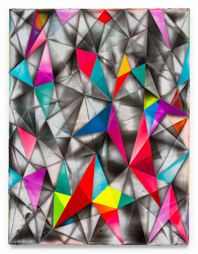 Mine Craft, 2025, Acrylic on linen, 59 x 45 1/4 inches, 149.9 x 114.9 cm, MMG#37497