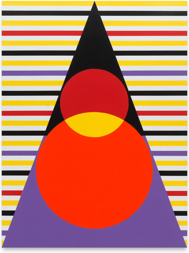 Untitled (Ol&eacute; After John Coltrane), 2021, Acrylic paint on wood, 48 x 36 inches, 121.9 x 91.4 cm, MMG#33317