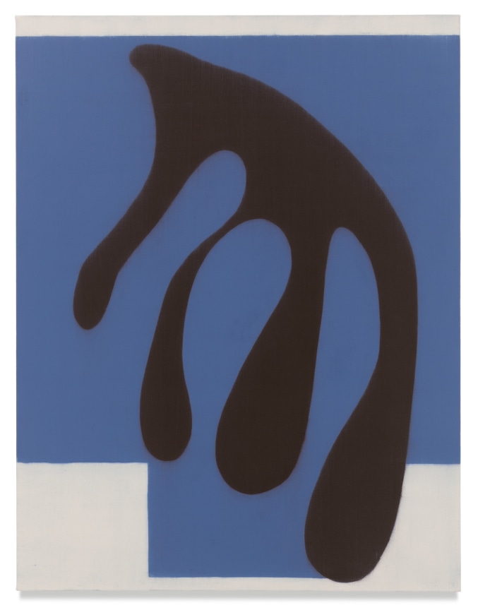 753 (wrack on blue), 2020, Oil on linen, 54 x 42&nbsp; inches, 137.2 x 106.7 cm, MMG#32822