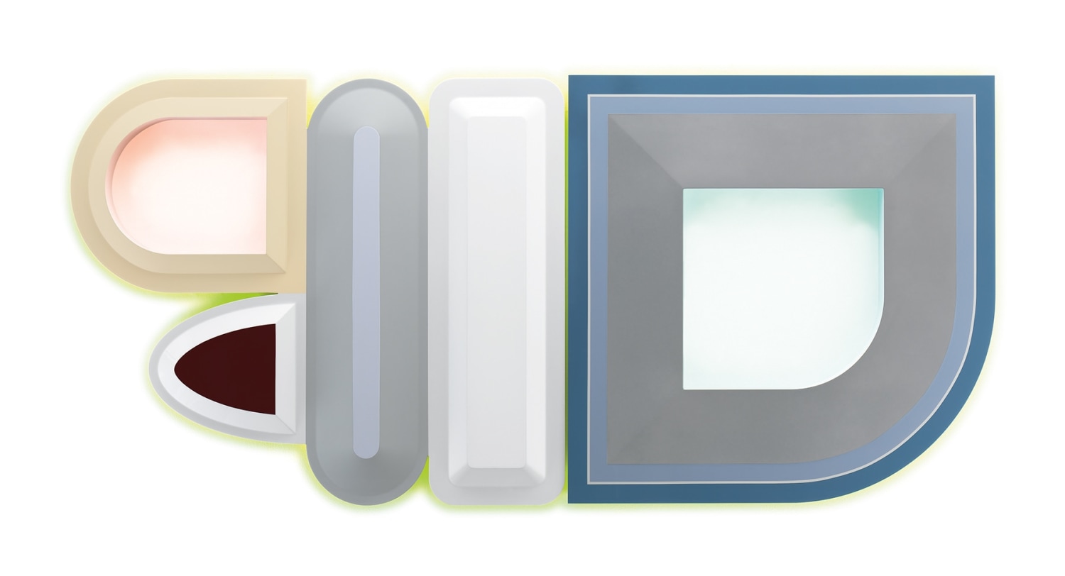 Untitled (Anxiety, ADHD, Bipolar Disorder, Anti-Psychotic, 1/4 Tab Opioid Addiction), 2019,&nbsp;Urethane paint on wood,&nbsp;44 x 96 x 2 inches,&nbsp;111.8 x 243.8 x 5.1 cm,&nbsp;MMG#31882