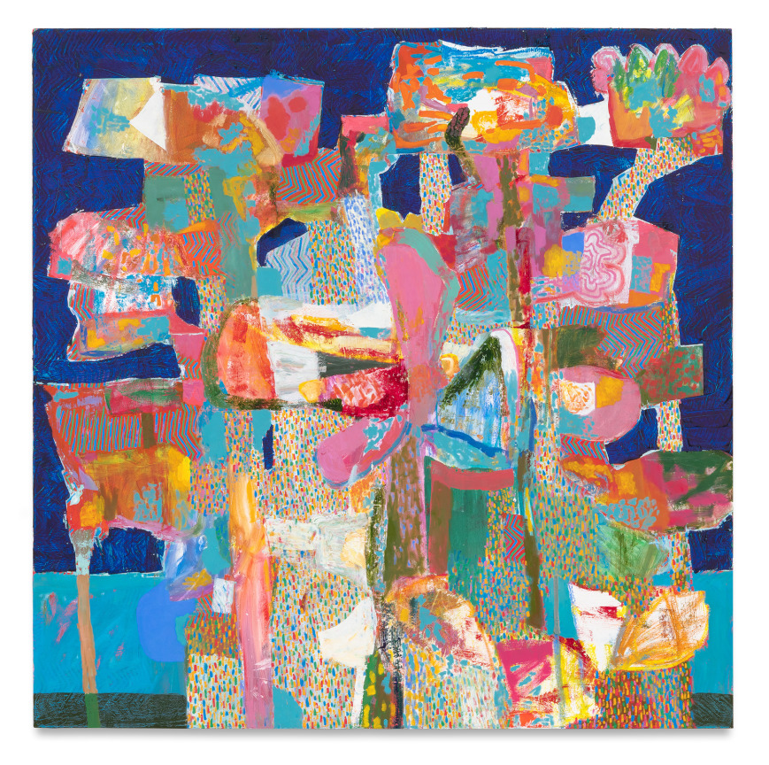 Tomory Dodge, Lush Thicket, 2021, Oil on canvas, 60 x 60 inches, 152.4 x 152.4 cm, MMG#33093