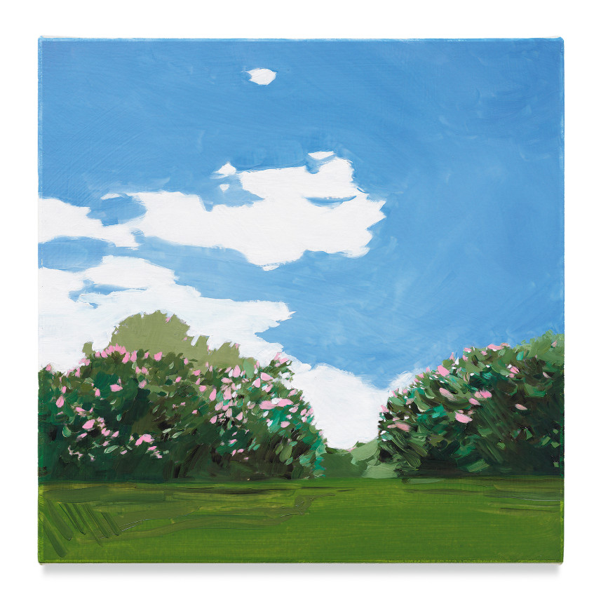 No Name (Landscape), 2019, Mixed media oil on canvas, 14 x 14 inches, 35.6 x 35.6 cm,&nbsp;(MMG#32063)