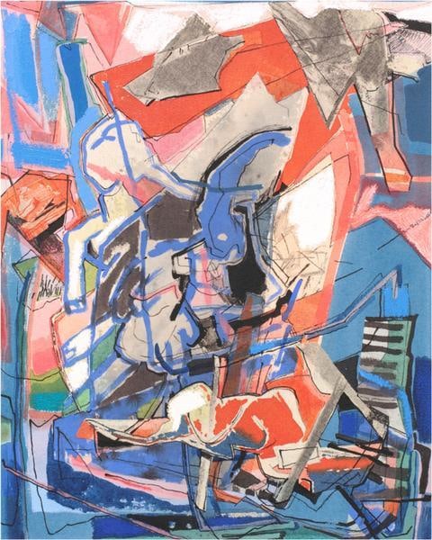 Iva Gueorguieva, Elephant Trunk Whispers, 2014, Mixed media, 20 x 16 inches, 50.8 x 40.6 cm, A/Y#21943