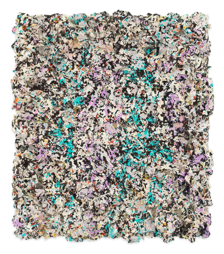 DeepDrippings (Revenge of the Surface Version), 2018, Oil on board, 12 1/4 x 10 1/2 inches, 31.1 x 26.7 cm, (MMG#31965)