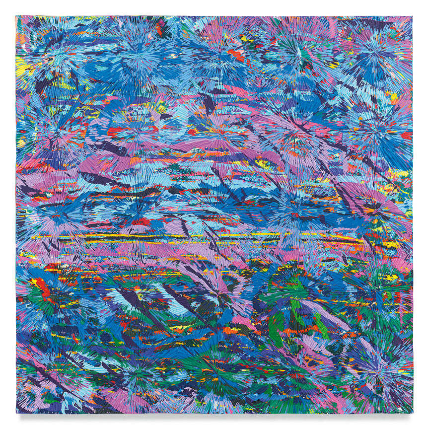 Untitled #11, 2022, Acrylic on panel, 30 x 30 inches, 76.2 x 76.2 cm, MMG#34202