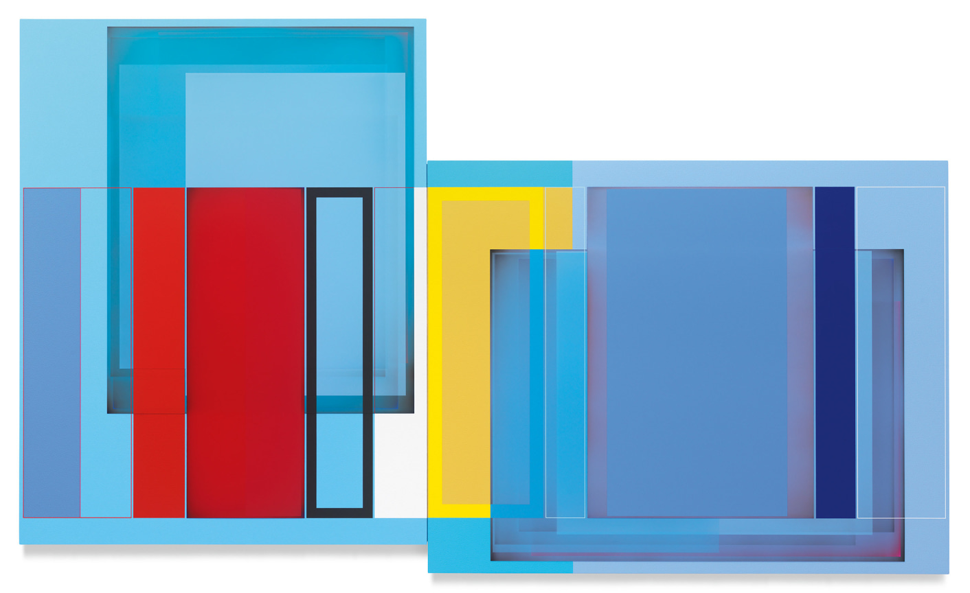 Marching Band, 2022, Acrylic on canvas, 39 x 66 inches, 99.1 x 167.6 cm, MMG#33670