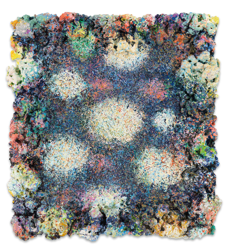 DeepDrippings (International Hiss Version), 2019, Oil on board, 20 1/2 x 18 3/4 inches, 52.1 x 47.6 cm, (MMG#32149)