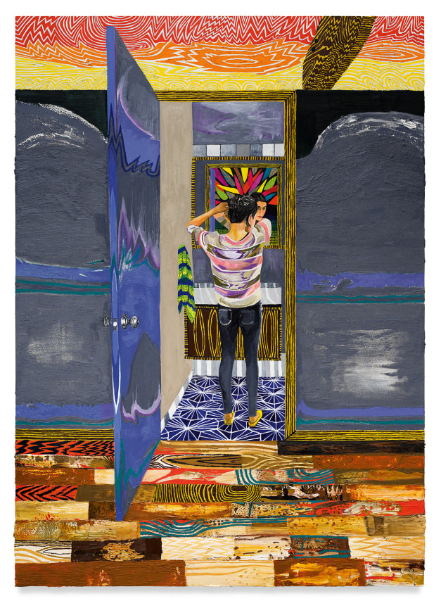 Tiara, 2020, Oil on canvas, 98 x 70 inches, 248.9 x 177.8 cm, MMG#32544