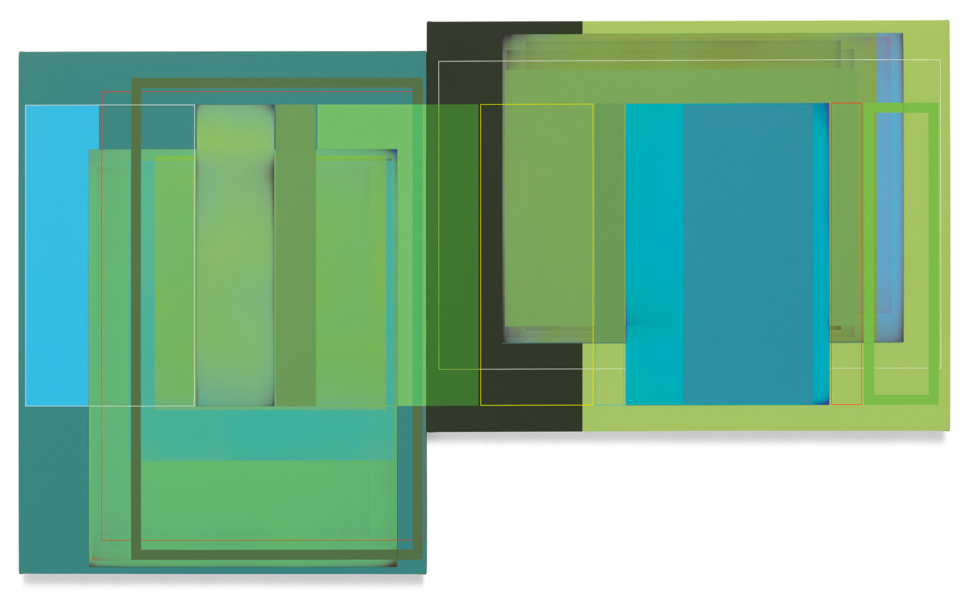 Lady Luck, 2021, Acrylic on canvas, 39 x 66 inches, 99.1 x 167.6 cm, MMG#33666