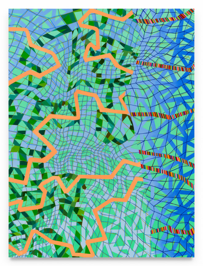 Duplicitous Rationale, 2024, Oil on canvas, 80 x 60 inches, 203.2 x 152.4 cm, MMG#36765