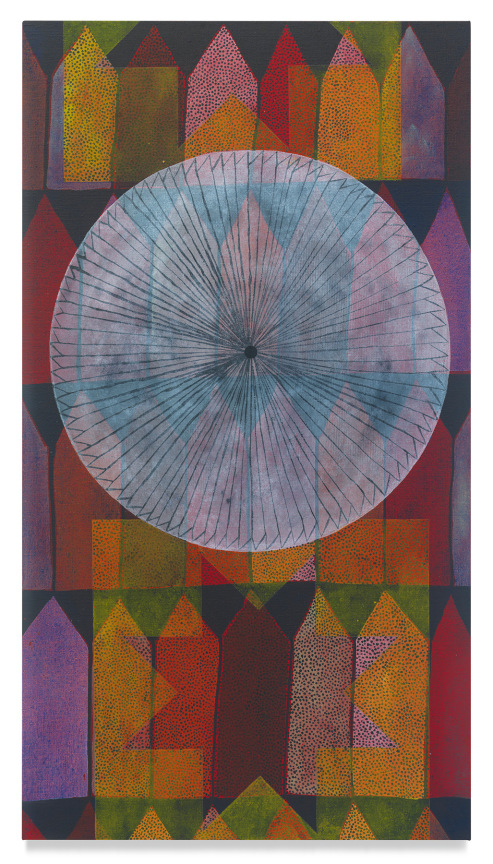 Roy Dowell,&nbsp;untitled #1178, 2021, Acrylic paint on linen over panel, 40 x 22 inches, 101.6 x 55.9 cm