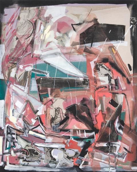 Iva Gueorguieva, Second Generation, 2014, Acrylic, collage, and oil on linen, 29 x 23 inches, 73.7 x 58.4 cm, A/Y#22161