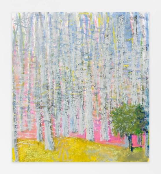 Small Tree in the Corner, 2014, Oil on canvas, 26 x 24 inches, 66 x 61 cm, AMY#22139