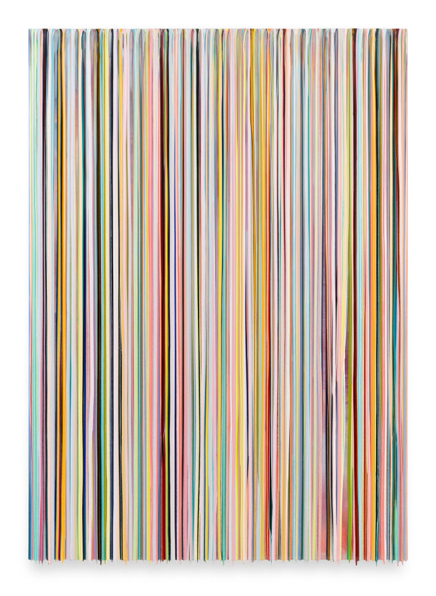 ANDNOWINEEDSOMEHELPTOFINDOUTHOWIFEEL, 2024, Epoxy resin and pigments on wood, 84 x 60 inches,&nbsp;213.4 x 152.4 cm, MMG#37525