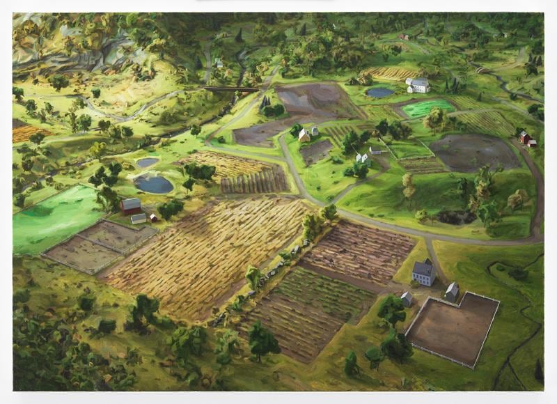 The Fat of the Land, 2016, Oil on canvas, 30 x 42 inches, 76.2 x 106.7 cm, AMY#28437