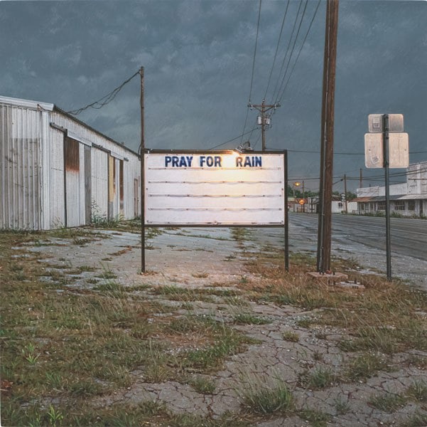 Pray for Rain, 2013, Acrylic on panel, 6 x 6 inches, 15.2 x 15.2 cm, A/Y#21150