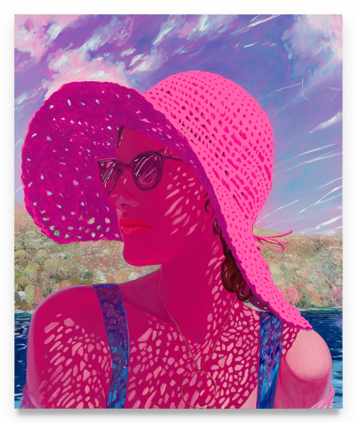 On the Lake, 2024, Oil on canvas, 72 x 60 inches, 182.9 x 152.4 cm, MMG#37231