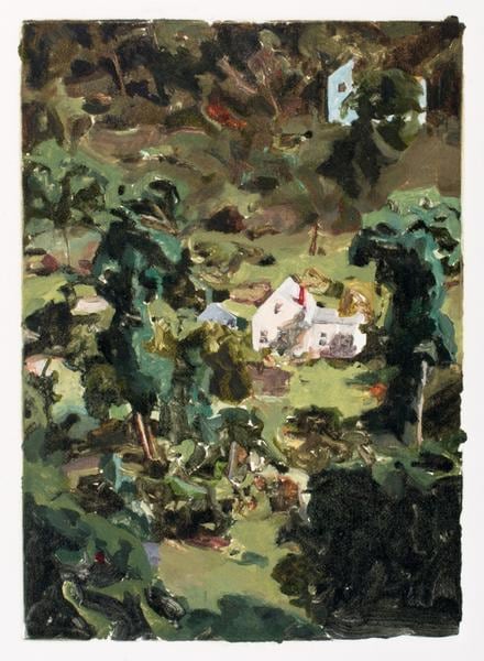 This is the Before (from Diptych II), 2014/2015, Monotype, 7 x 5 inches, 17.8 x 12.7 cm, AMY#28290.1