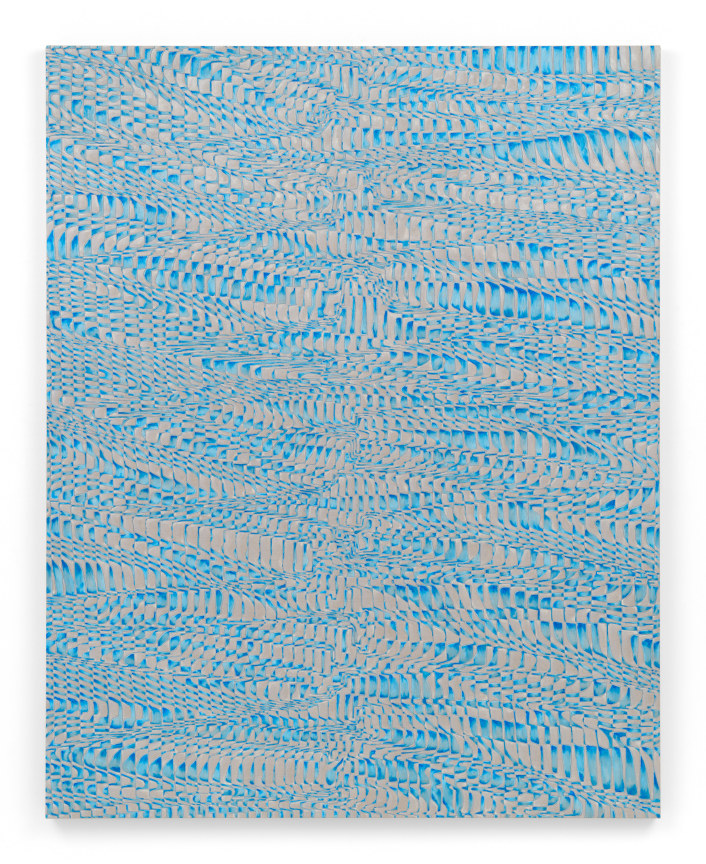 Intrasine, 2022, Acrylic and graphite on linen, 75 x 60 inches, 190.5 x 152.4 cm, MMG#34568