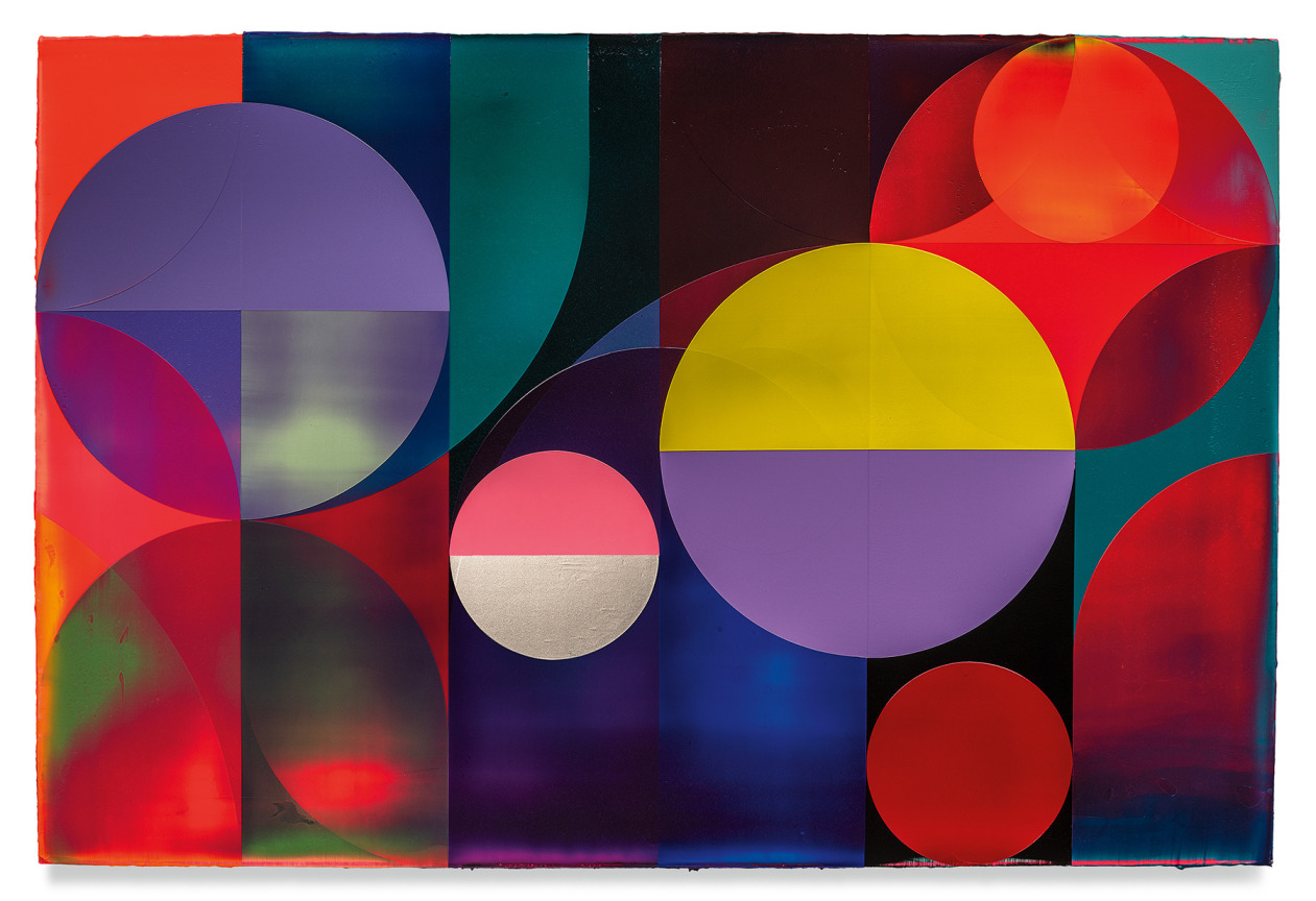 Orbit Walker, 2021, Acrylic on linen, 47 1/4 x 70 7/8 inches, 120 x 180 cm, MMG#32769