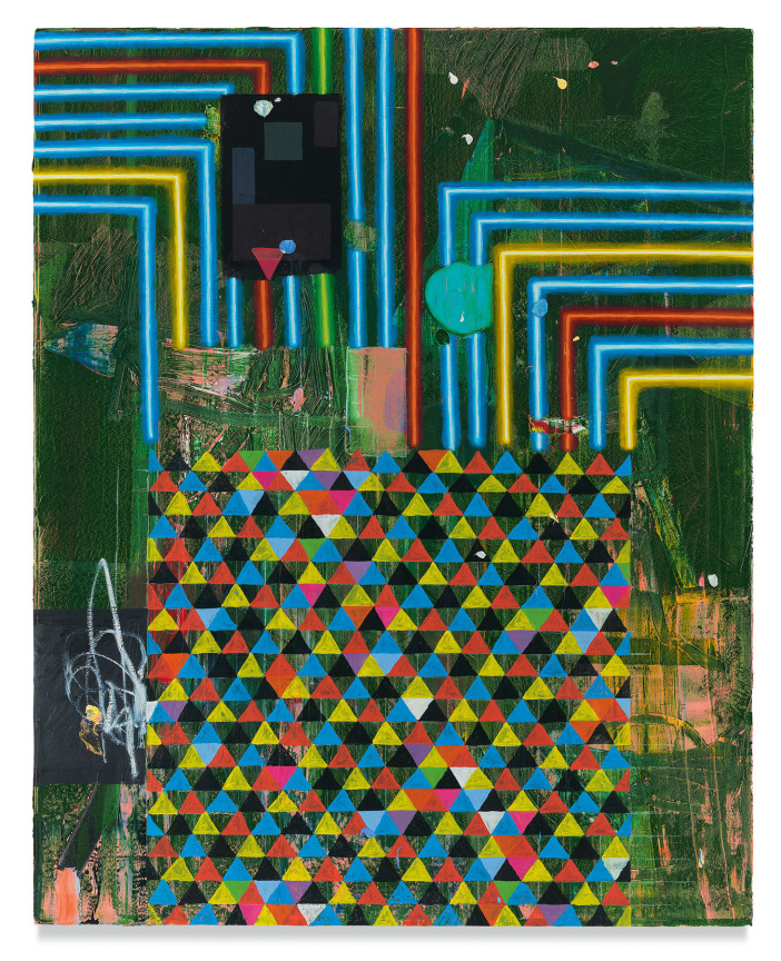 Mr. Aggregate, 2018,&nbsp;Oil on canvas,&nbsp;60 x 48 inches,&nbsp;152.4 x 121.9 cm,&nbsp;MMG#30812