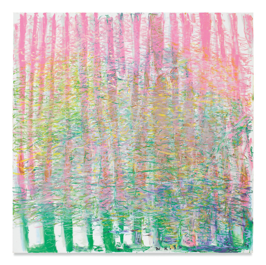 Occluded by Short Horizontals, 2018,&nbsp;Oil on canvas,&nbsp;52 x 52 inches,&nbsp;132.1 x 132.1 cm,&nbsp;MMG#30123