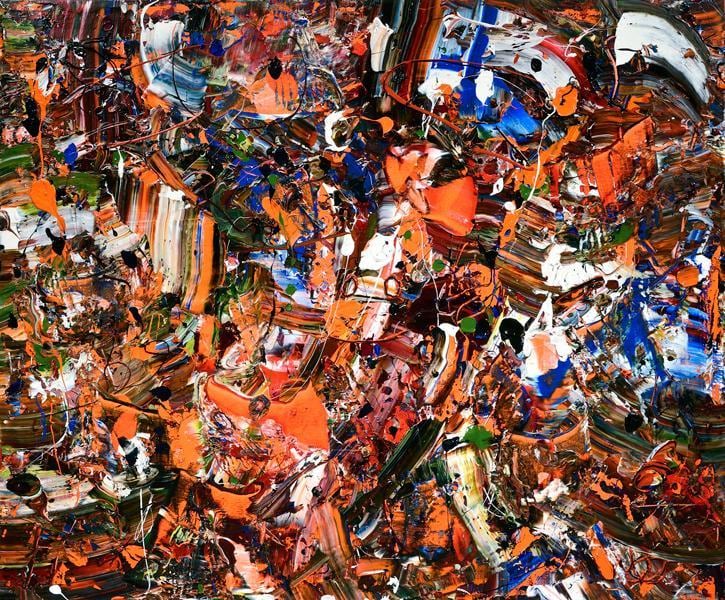 Orange Supreme, 2012, Acrylic on canvas, 60 x 72 inches, 152.4 x 182.9 cm, A/Y#20651