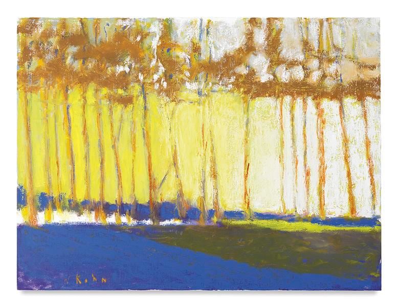 Growing from Blue, 2017, Oil on canvas, 30 x 40 inches, 76.2 x 101.6 cm, AMY#29092