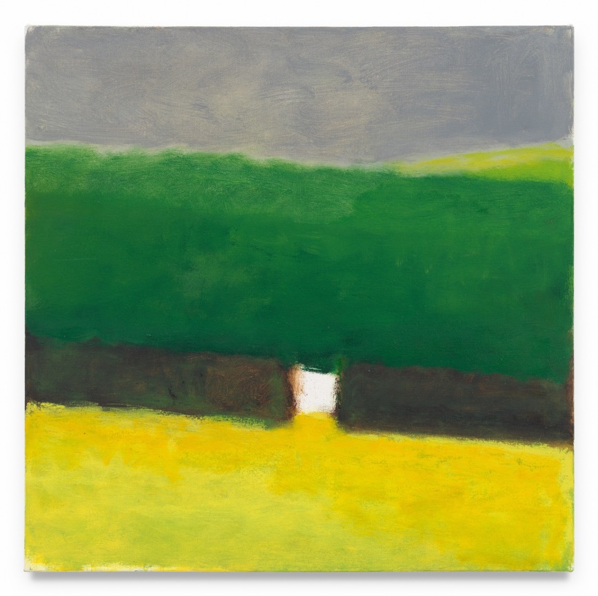 White Gate, 2010, Oil on canvas, 22 x 22 inches, 55.9 x 55.9 cm, MMG#37954