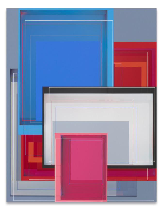 Rush Hour, 2021, Acrylic on canvas, 27 x 21 inches, 68.6 x 53.3 cm, MMG#33636