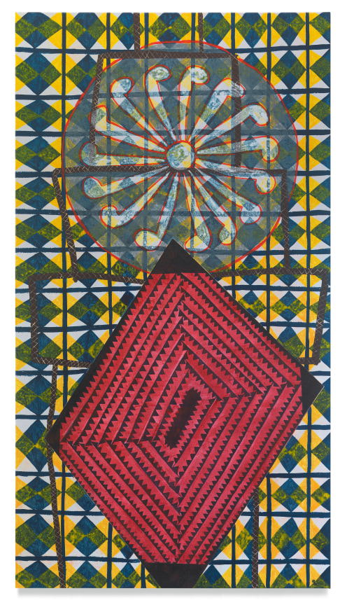 untitled #1172, 2021, Acrylic paint on linen over panel, 60 x 33 inches, 152.4 x 83.8 cm,&nbsp;MMG#33510