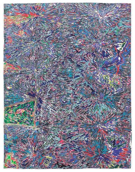 Untitled #10, 2015, Acrylic on wood panel, 18 x 14 inches, 45.7 x 35.6 cm, A/Y#22459