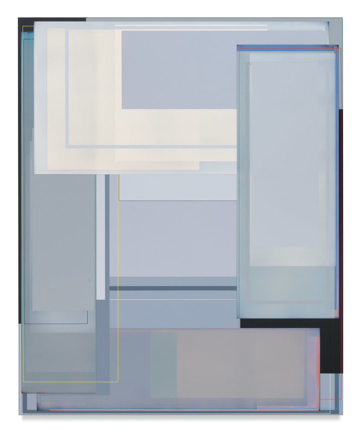 Patrick Wilson, Large Weather Event, 2018, Acrylic on canvas, 86 x 70 inches