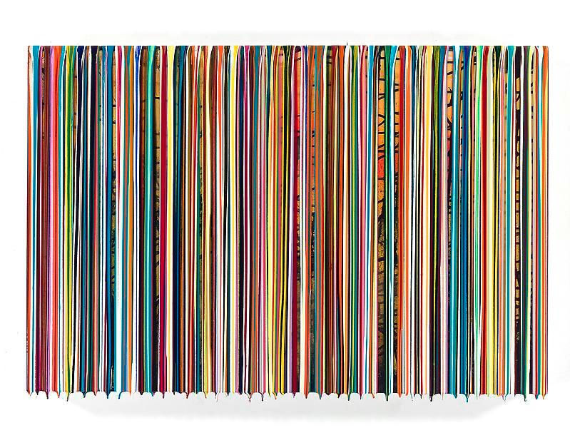 Markus Linnenbrink, THATTHINGISUP, 2014, Epoxy resin and pigments on wood, 24 x 36 inches, 61 x 91.4 cm, A/Y#21859