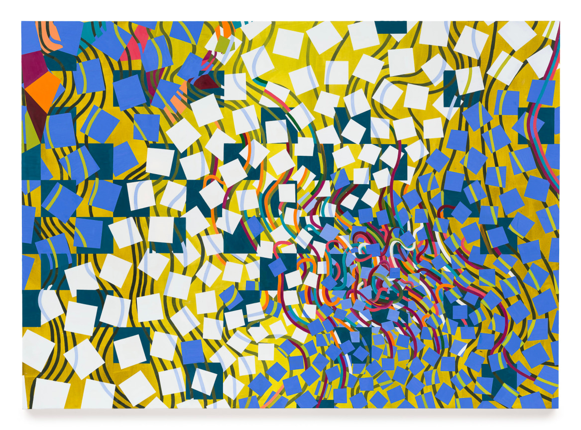 Convulsive Calculation, 2025, Oil on canvas, 72 x 100 inches, 182.9 x 254 cm, MMG#37893
