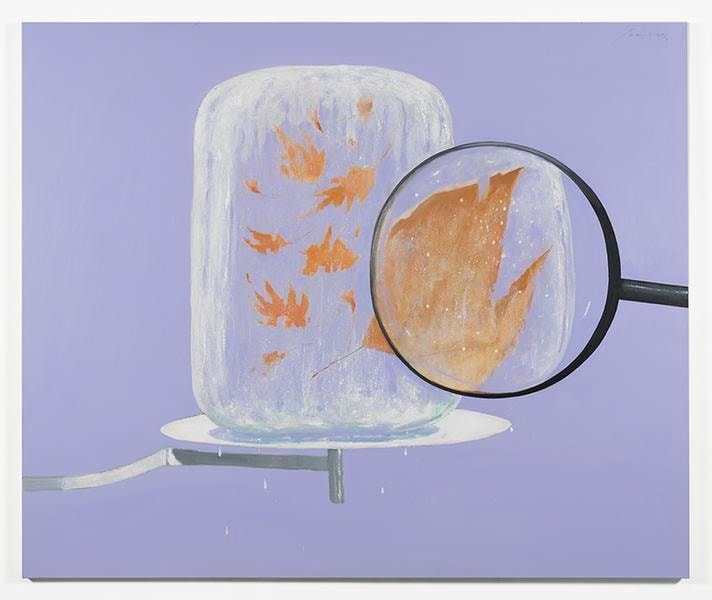 Ancient Leaves, 2014, Oil on canvas, 60 x 72 inches, 152.4 x 182.8 cm, AMY#22500