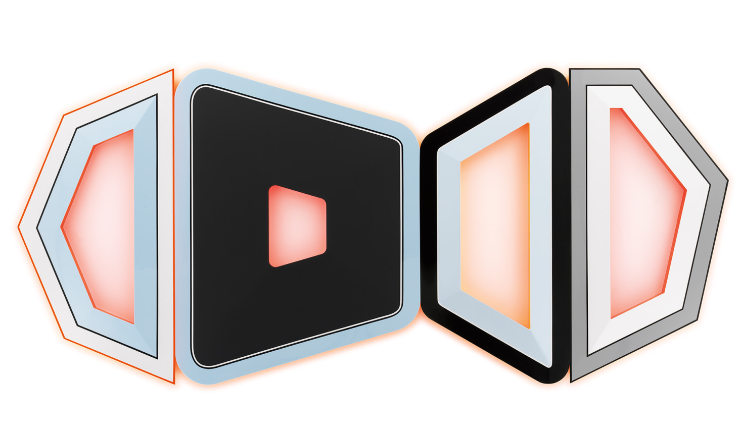 Untitled (Digestive Problems, Asthma, Depression, Depression), 2019,, Urethane paint on wood, 51 x 115.9 inches, 129.5 x 294.4 cm, MMG#31563