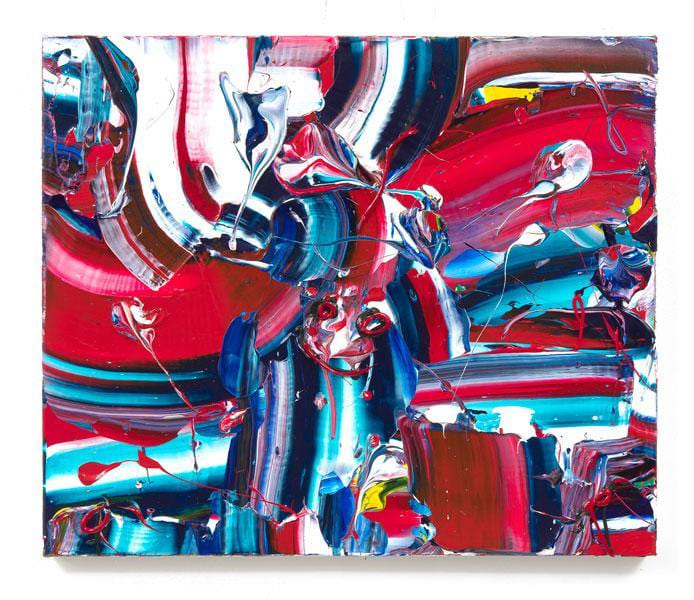 Duck Diving, 2015, Acrylic on linen, 22 x 26 inches, 55.9 x 66 cm, A/Y#22578