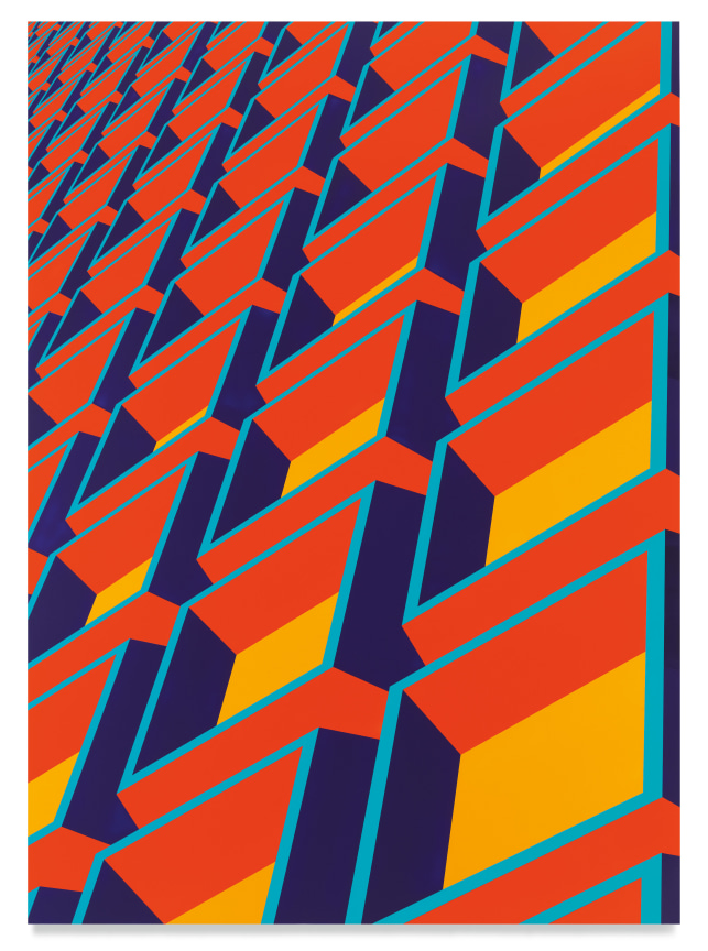 Zeitenwende #3 / 909 3rd Ave, 2022, Acrylic on dibond, 83 x 60 inches, 210.8 x 152.4 cm, MMG#34134