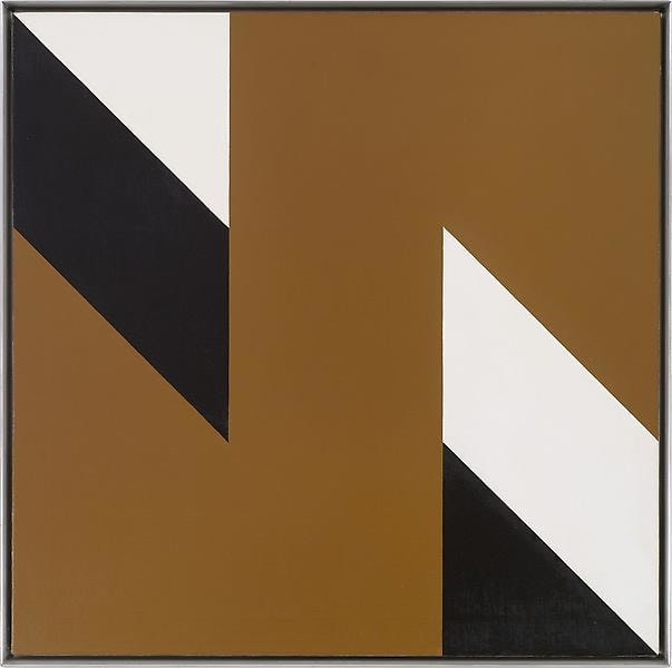 &quot;Two + fro,&quot; Oil on linen, 26 x 26 inches  (66 x 66 cm), 67.9 x 67.9 cm, A/Y#19089