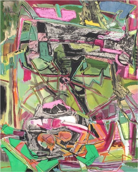 Iva Gueorguieva, Masked Instruction, 2014, Mixed media, 20 x 16 inches, 50.8 x 40.6 cm, A/Y#21948