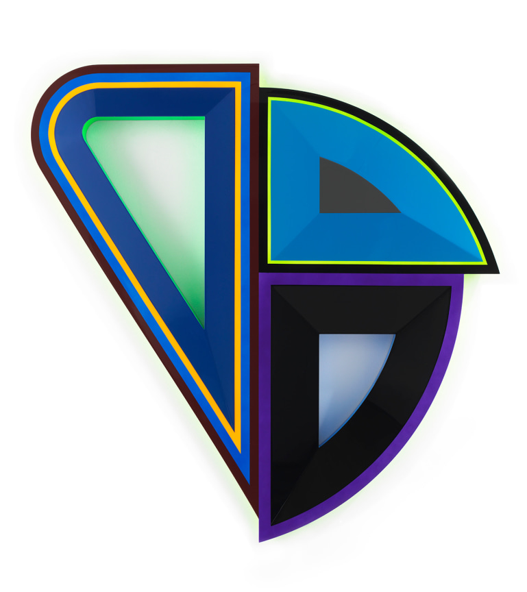 Beverly Fishman, Untitled (Epilepsy, Depression, Depression), 2019, Urethane paint on wood