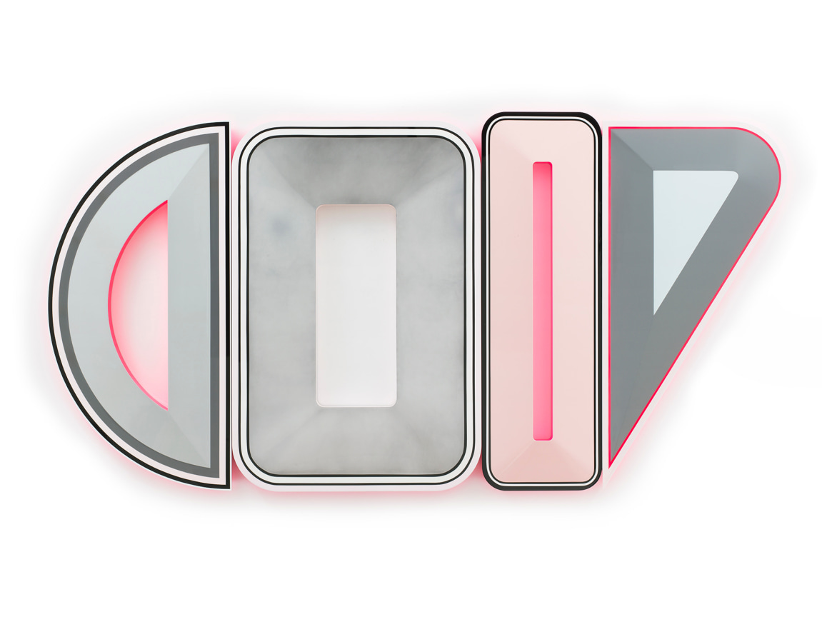 I Dream of Sleep, 2020, Urethane paint on wood, 44 3/4 x 88 3/4 x 2 1/4 inches, 113.7 x 225.4 x 5.7 cm,&nbsp;MMG#32024