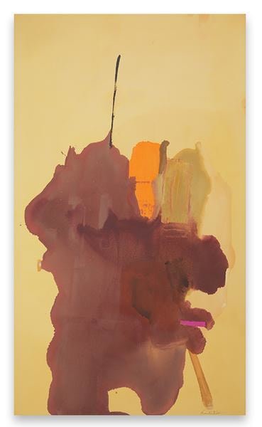 Helen Frankenthaler, Enigma, 1975, Acrylic on canvas, 120 x 70 inches, 304.8 x 177.8 cm AMY#29089