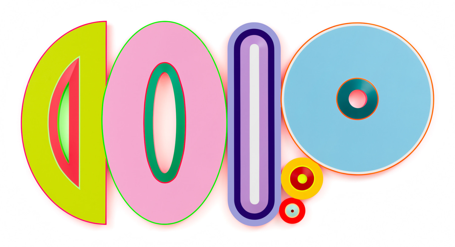 Polypharmacy: Relief, Clarity, Composure, Liberation, Choice, Freedom, 2025,, Urethane paint on wood, 44 x 89 inches, 111.8 x 226.1 cm, MMG#37575