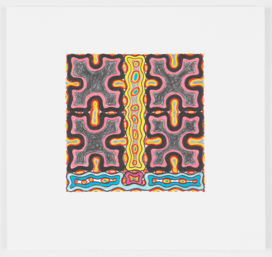 Warren Isensee, Untitled, 2018, Colored pencil and graphite on paper, 6 1/2 x 7 inches, 16.5 x 17.8 cm,&nbsp;MMG#31150